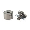Outwater Round Standoffs, 3/4 in Bd L, Stainless Steel Brushed, 1-1/4 in OD 3P1.56.00780